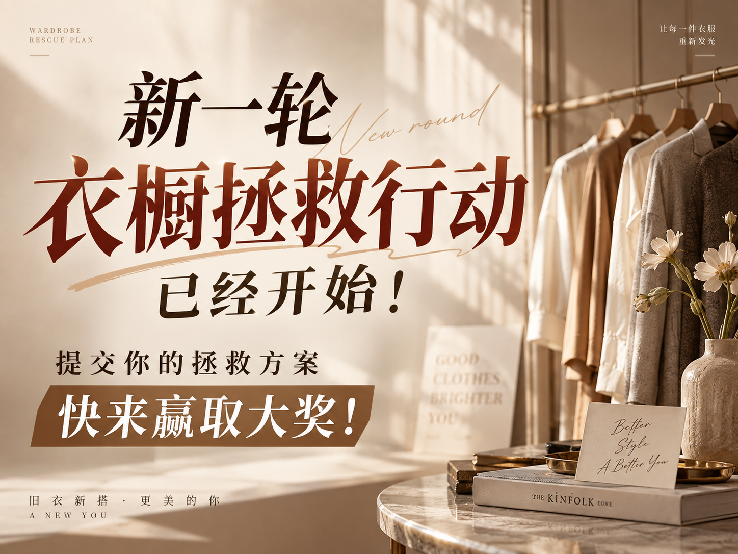 新一轮衣橱拯救行动已经开始，提交你的拯救方案